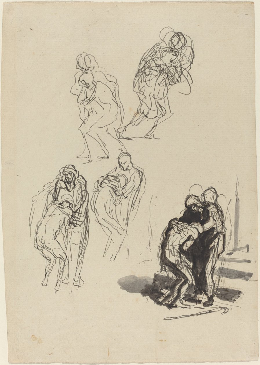 Der verlorene Sohn von Honoré Daumier