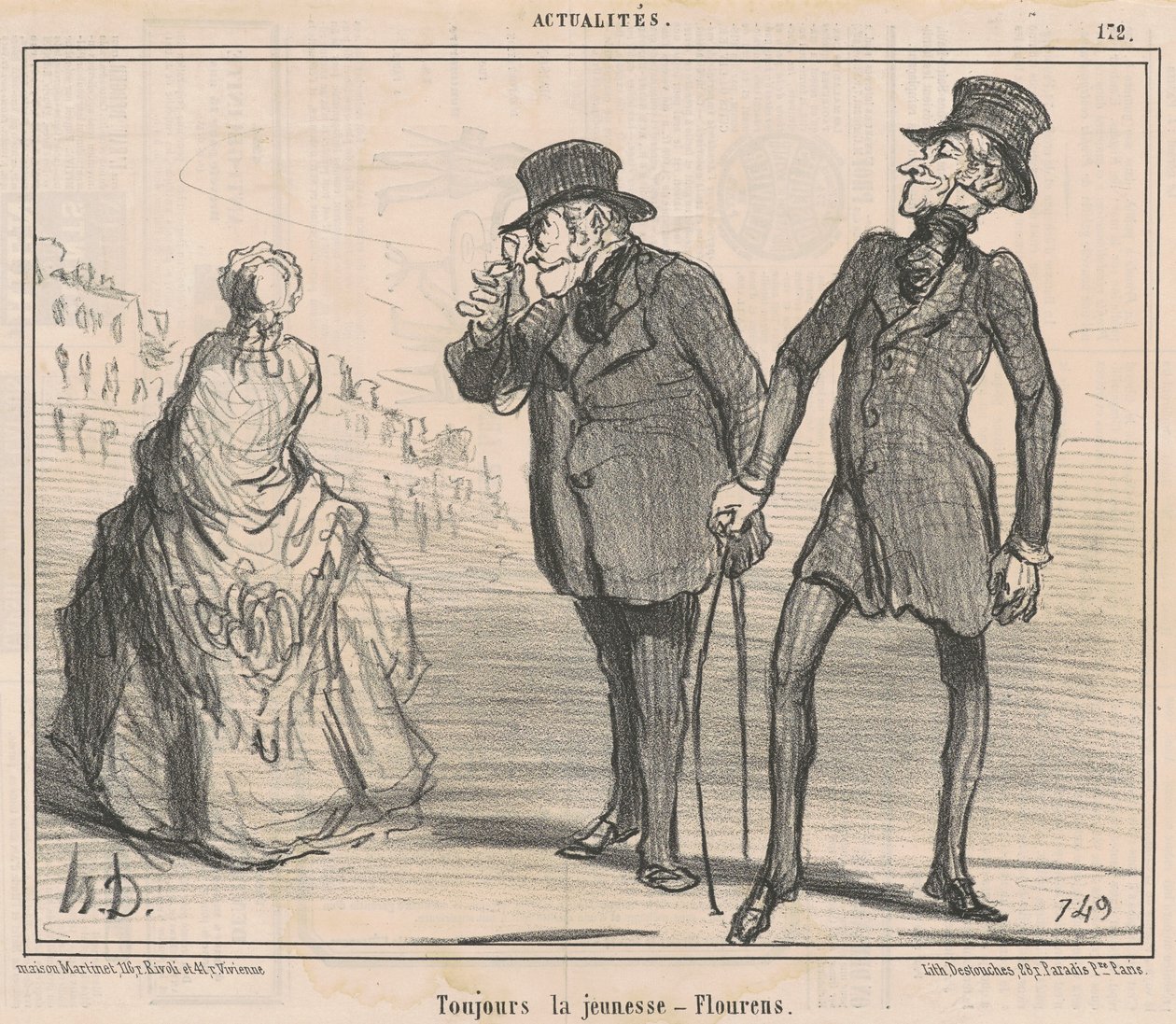 Immer die Jugend – Flourens von Honoré Daumier