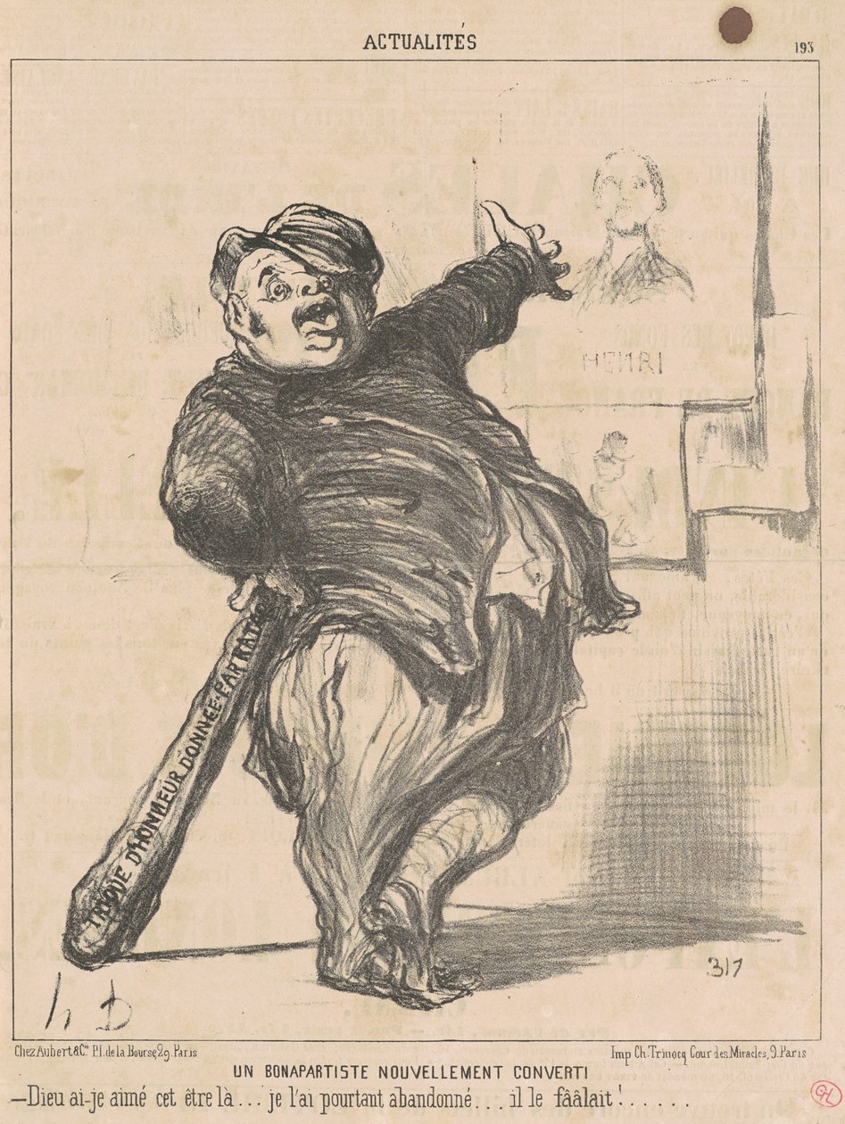 Ein neu bekehrter Bonapartist von Honoré Daumier