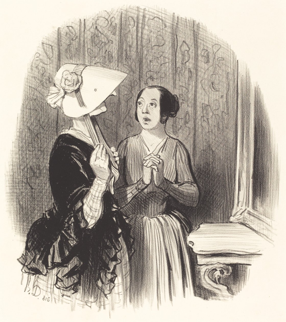 Ein Pamela-Hut von Honoré Daumier