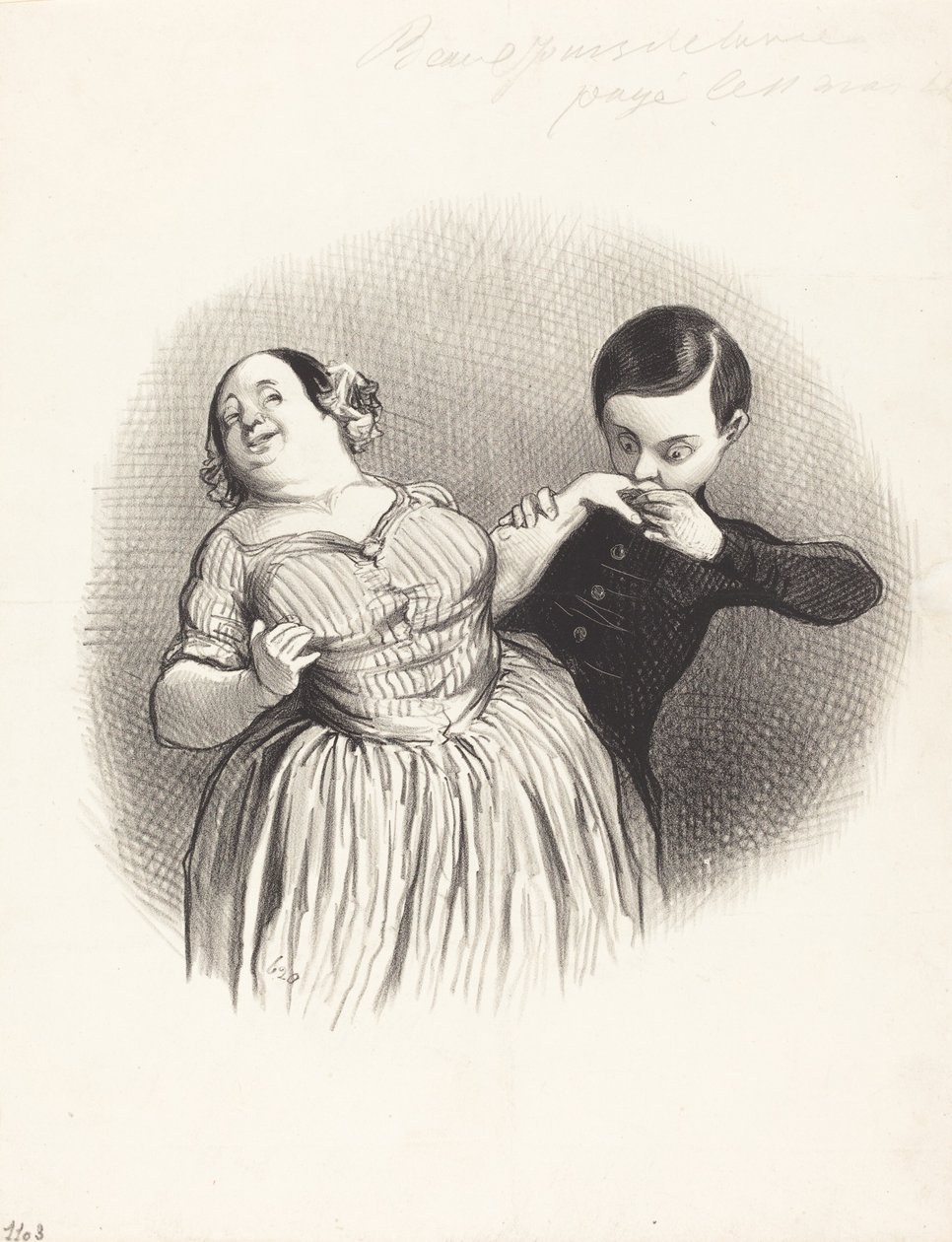 Ein galanter Anfang von Honoré Daumier