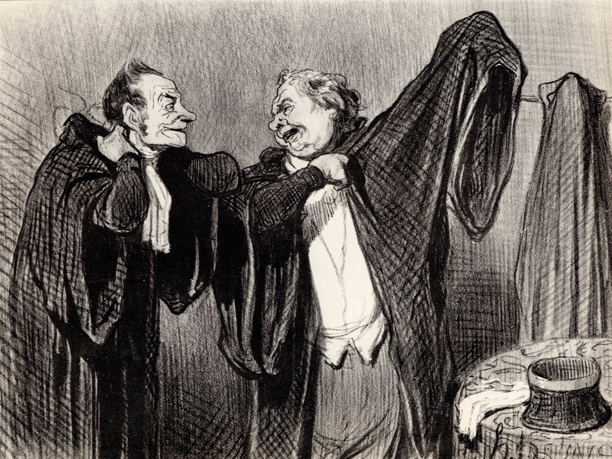 Unter Kollegen von Honoré Daumier