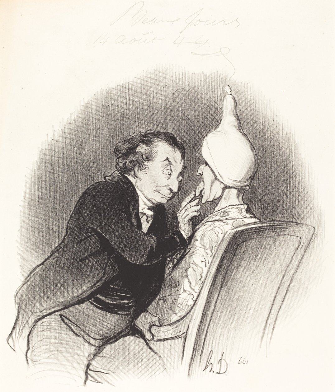 Ein glücklicher Fund von Honoré Daumier