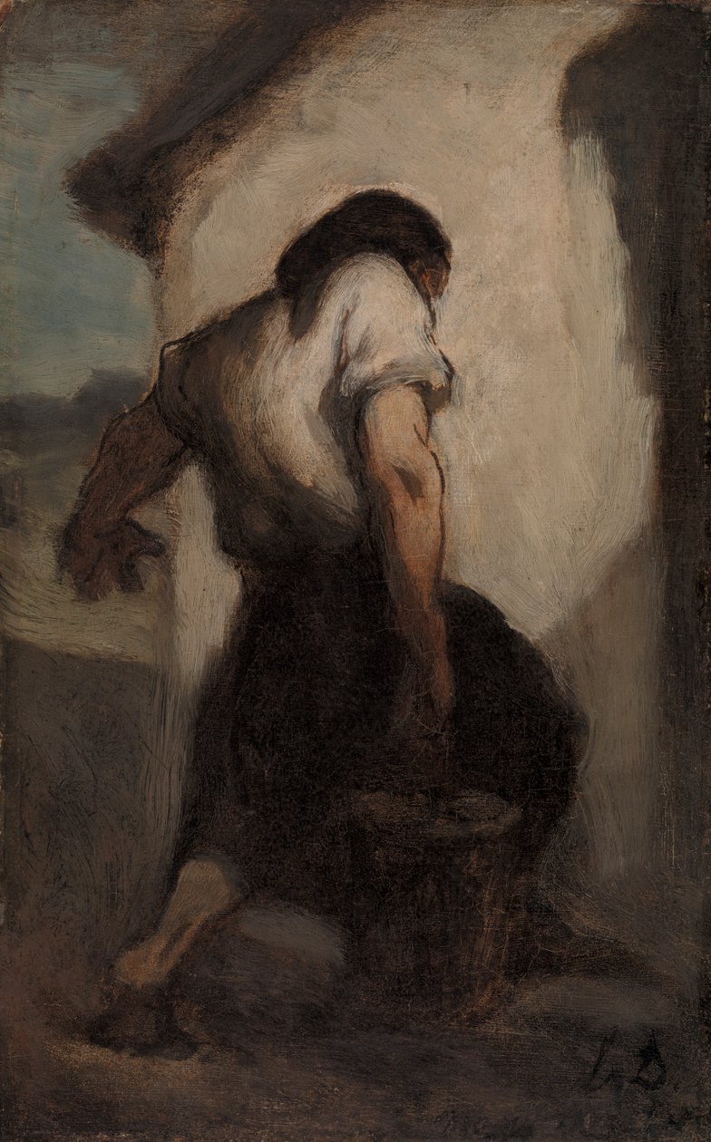 Wasserträger von Honoré Daumier