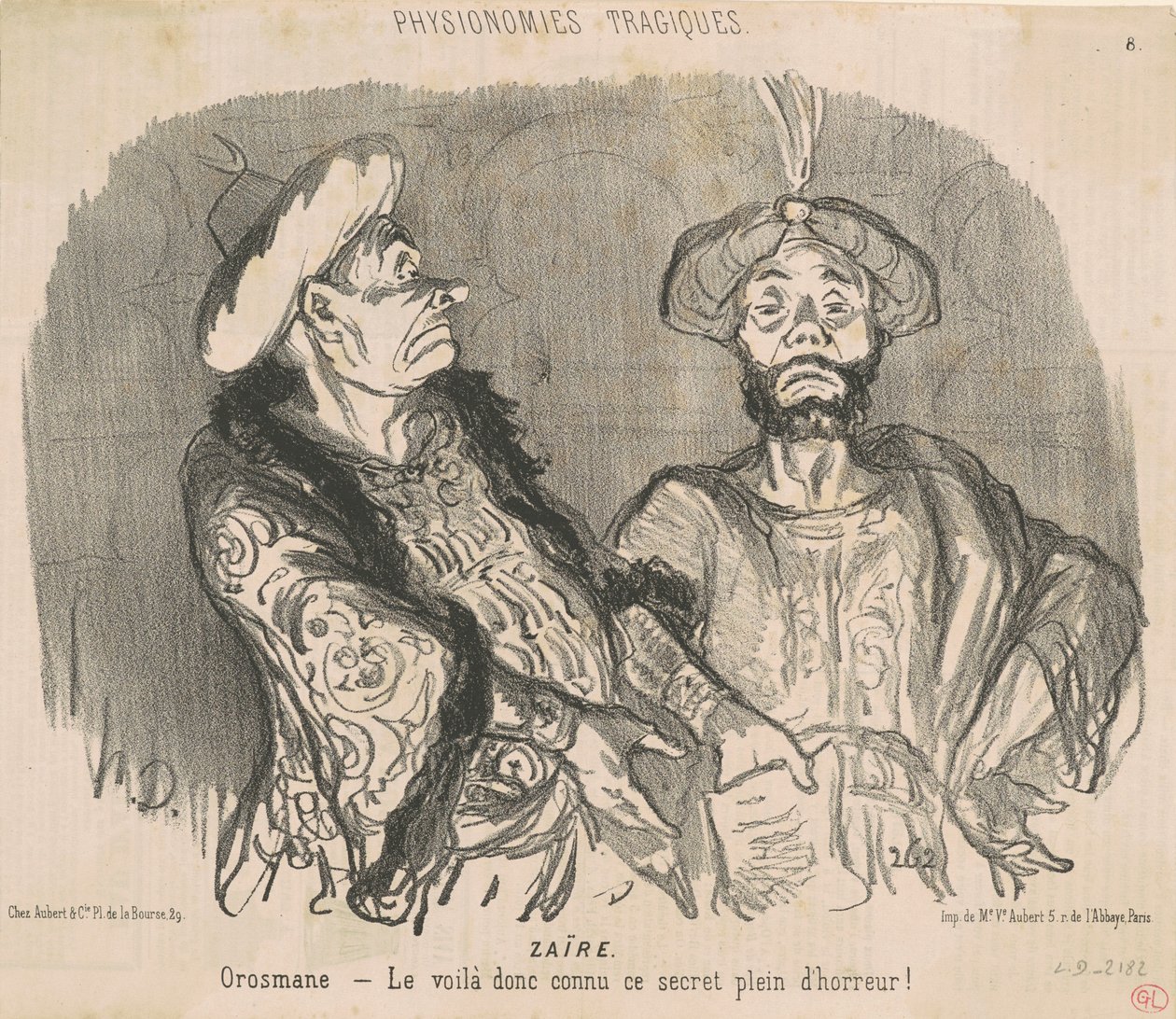 Zaïre von Honoré Daumier
