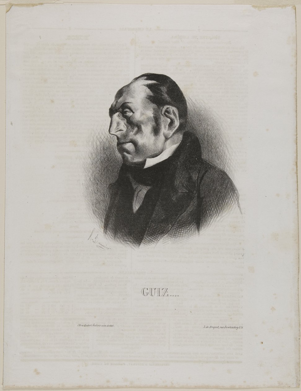 Guiz.... von Honoré Victorin Daumier