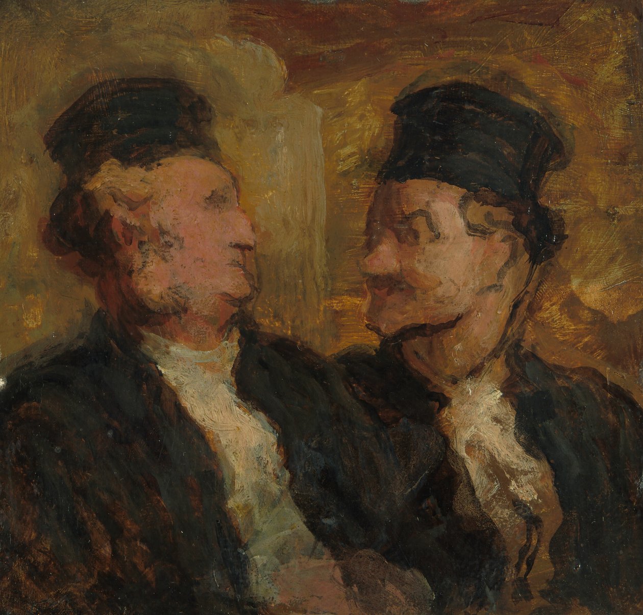 Zwei Anwälte von Honoré Victorin Daumier