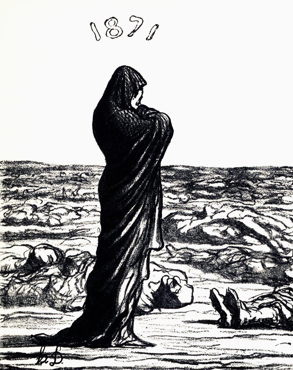1871, Allegorie von Honoré Daumier