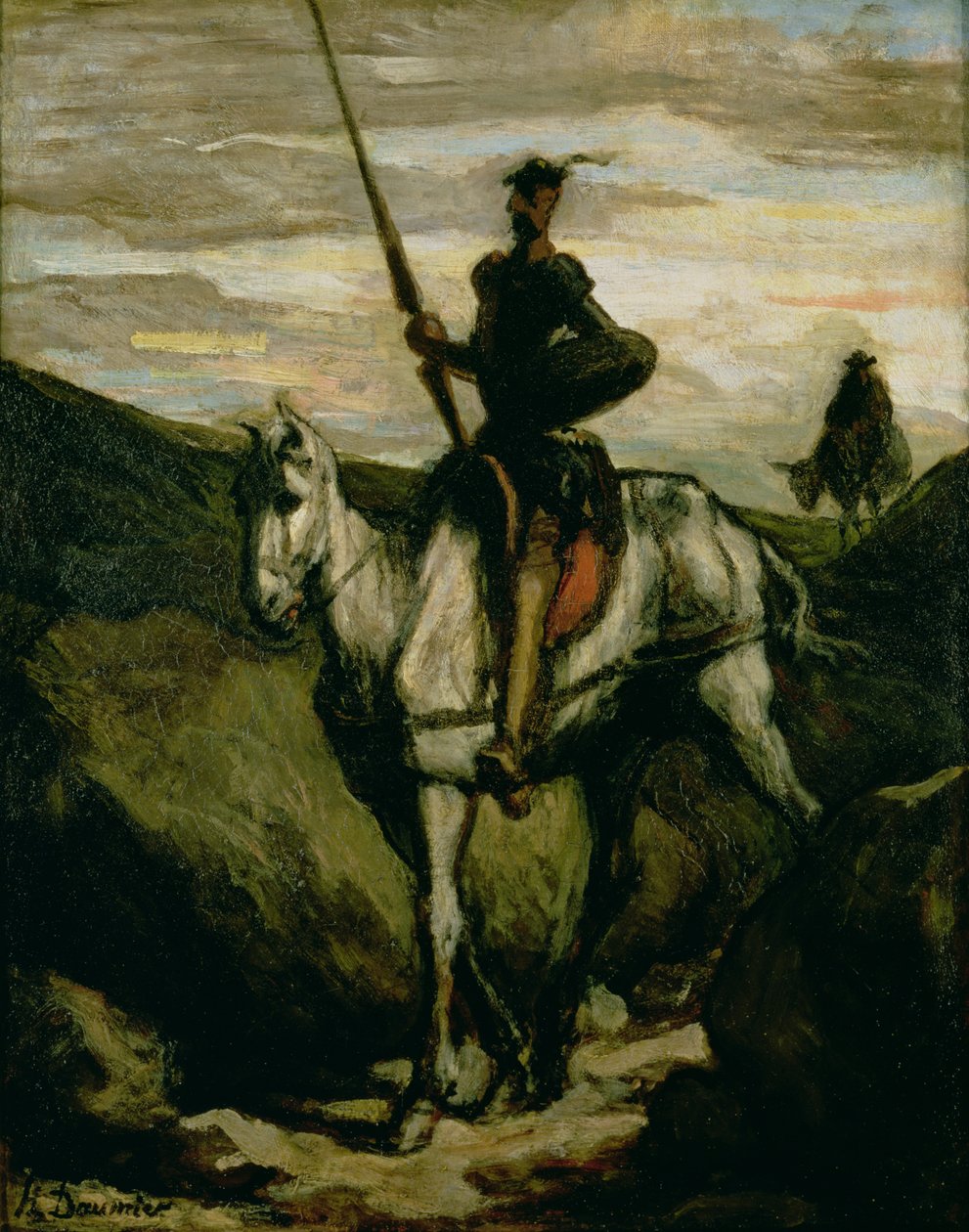Don Quijote von Honoré Daumier