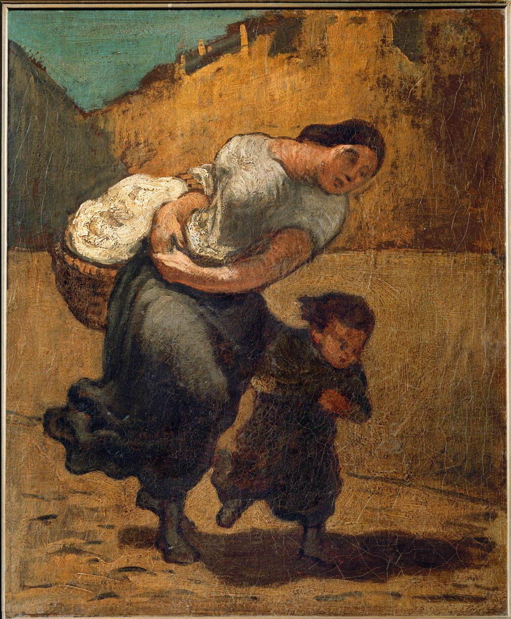Die Last von Honoré Daumier
