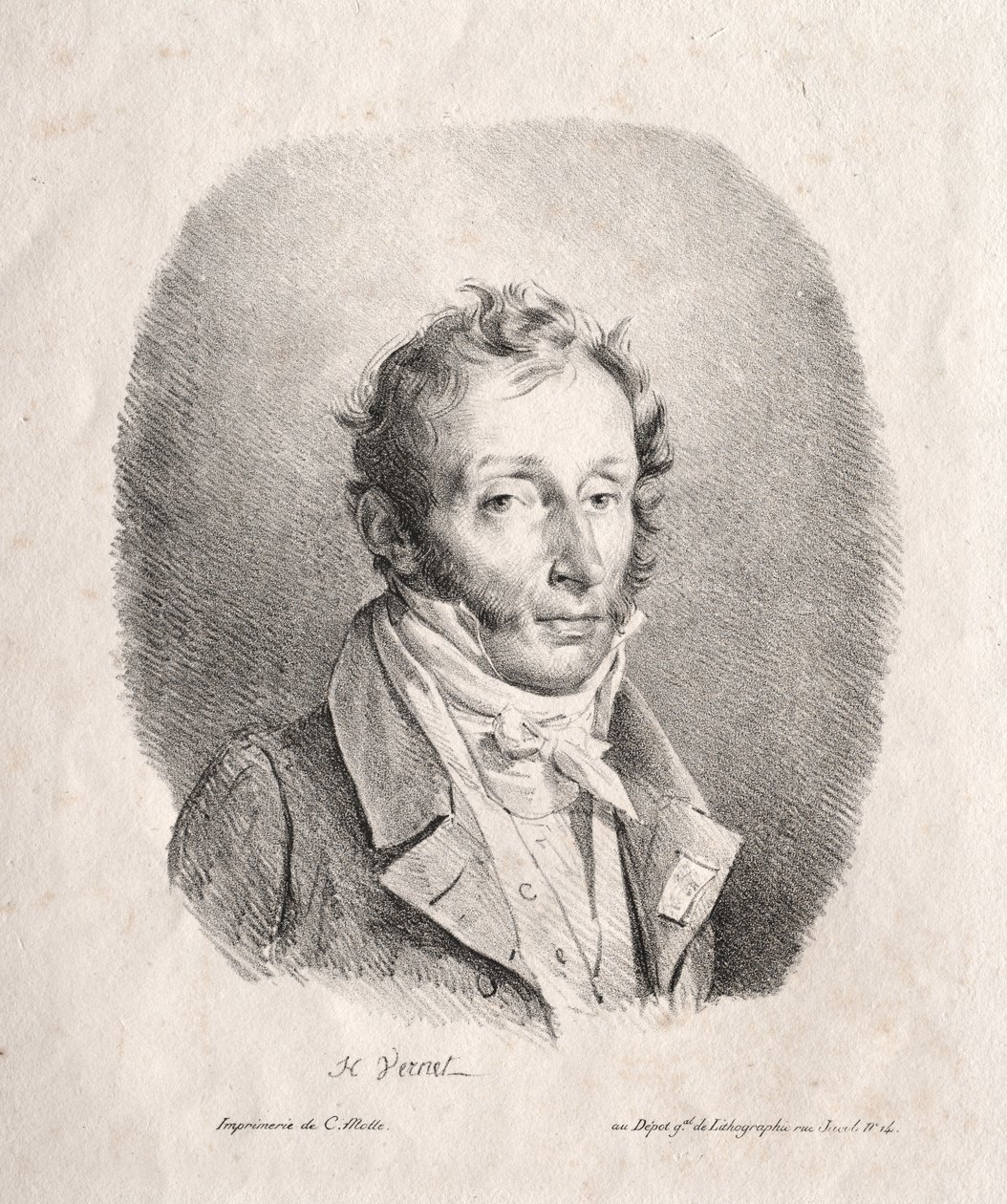 Carle Vernet von Emile Jean Horace Vernet