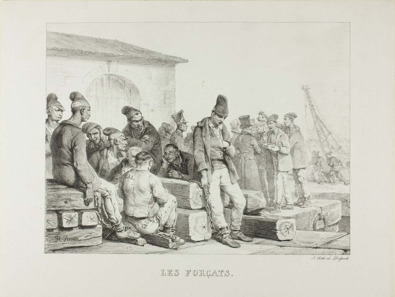 Sträflinge von Emile Jean Horace Vernet