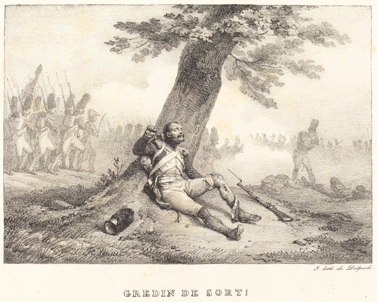 Schurke des Schicksals!... von Emile Jean Horace Vernet