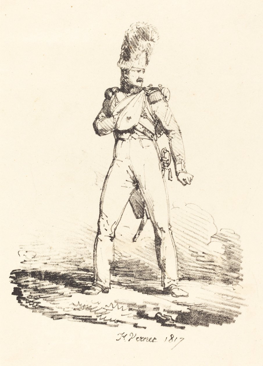 Grenadier von Emile Jean Horace Vernet