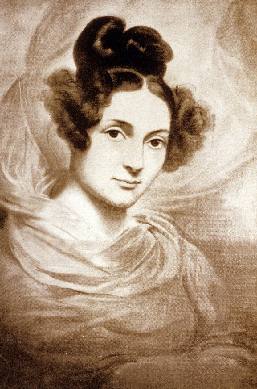 Die Gräfin von Saint Aulaire (Stich) von Emile Jean Horace Vernet