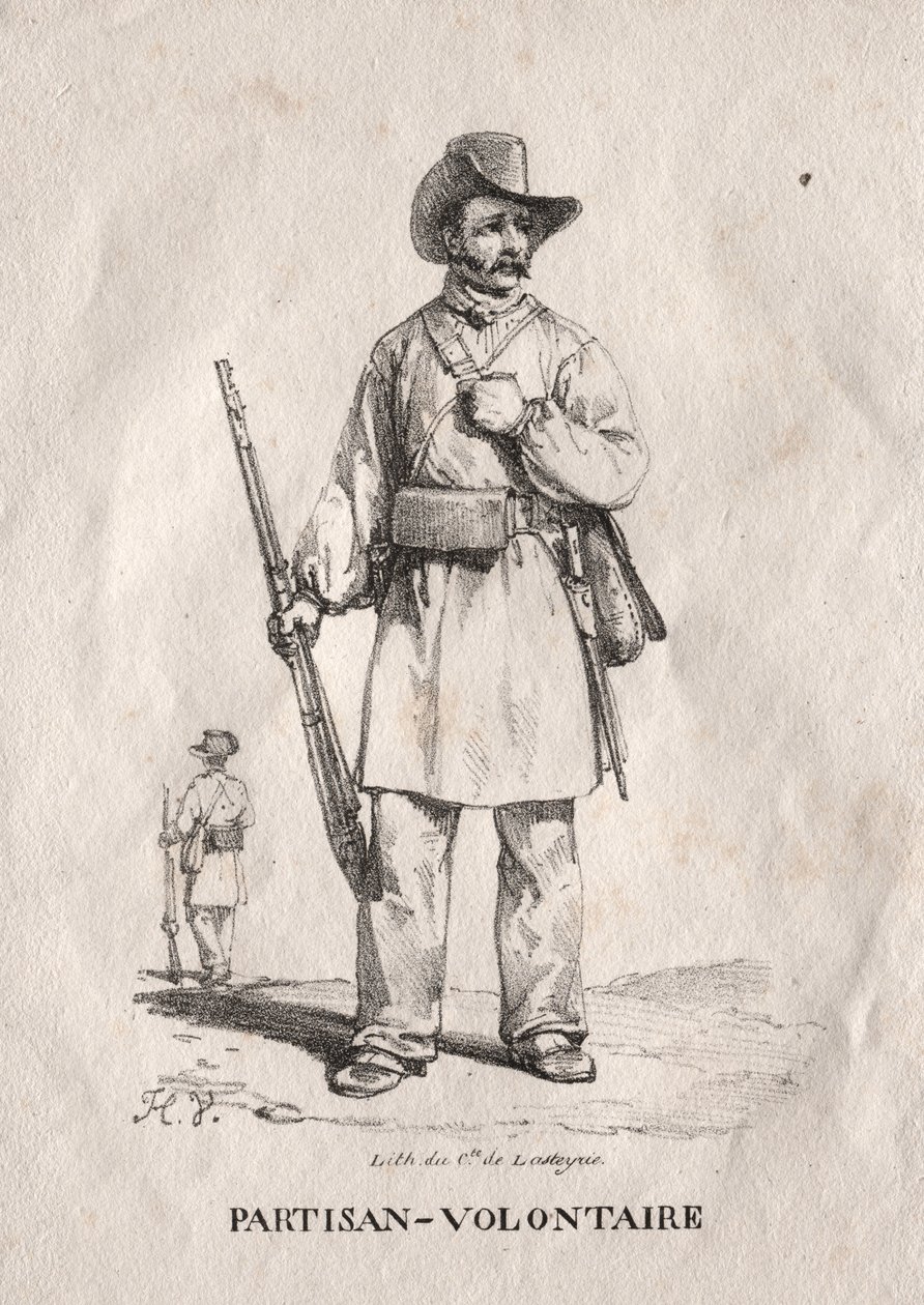Freiwilliger Partisan von Emile Jean Horace Vernet