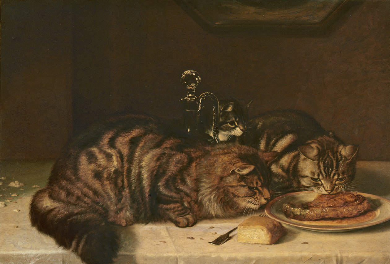 Ein Kotelett für eine Person von Horatio Henry Couldery