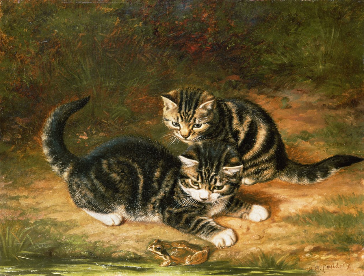 Kätzchen von Horatio Henry Couldery