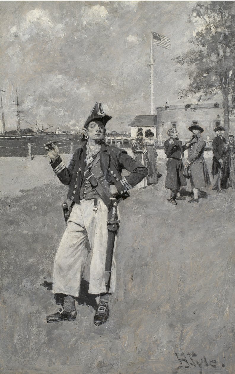Ein Freibeuter an Land von Howard Pyle