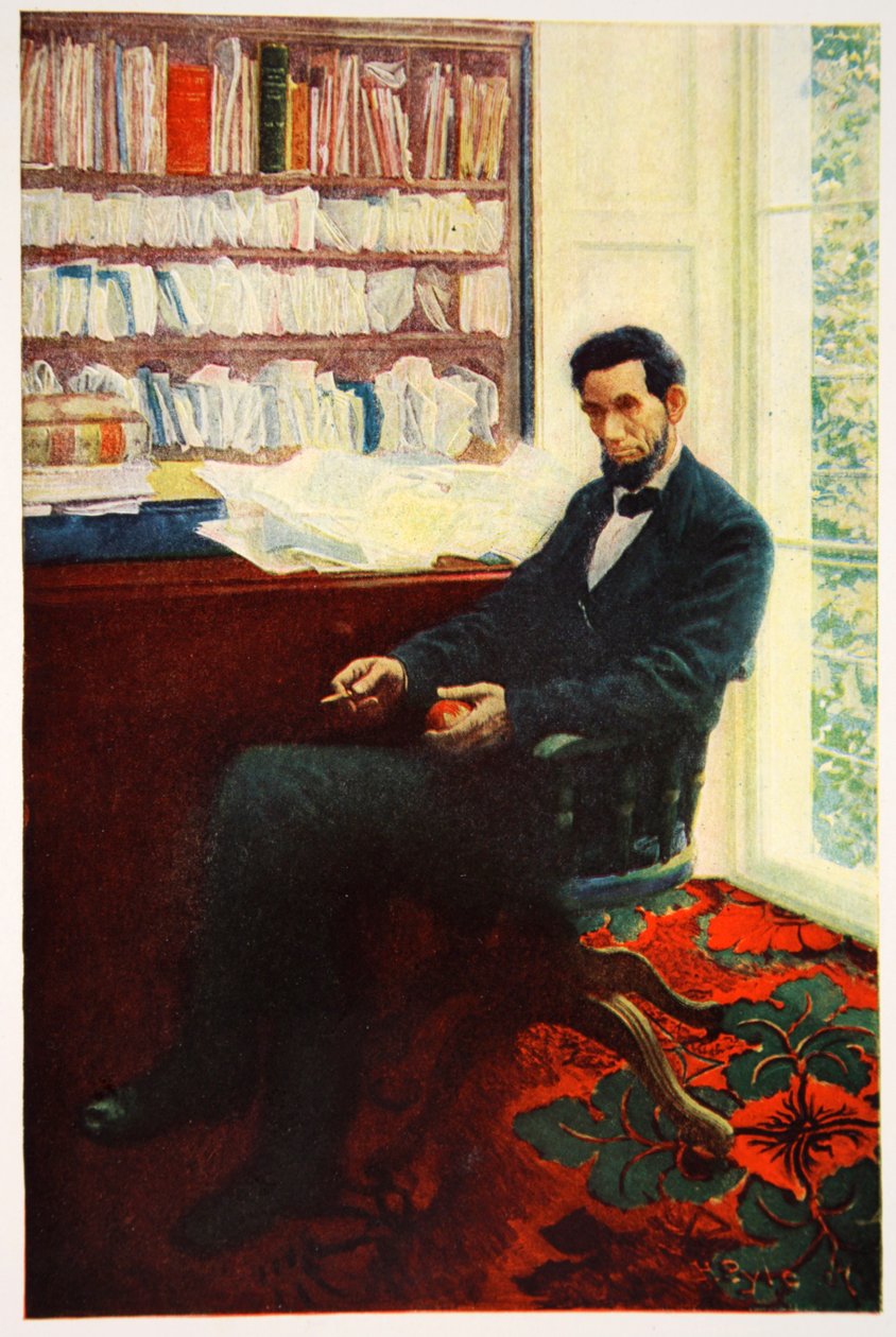 Porträt von Abraham Lincoln von Howard Pyle