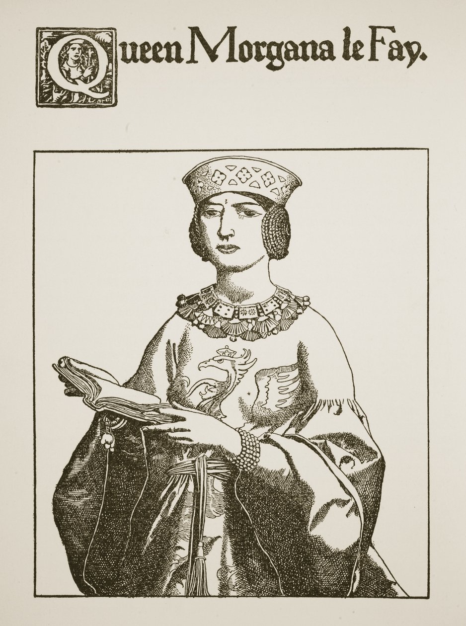Königin Morgana le Fay, Illustration aus 