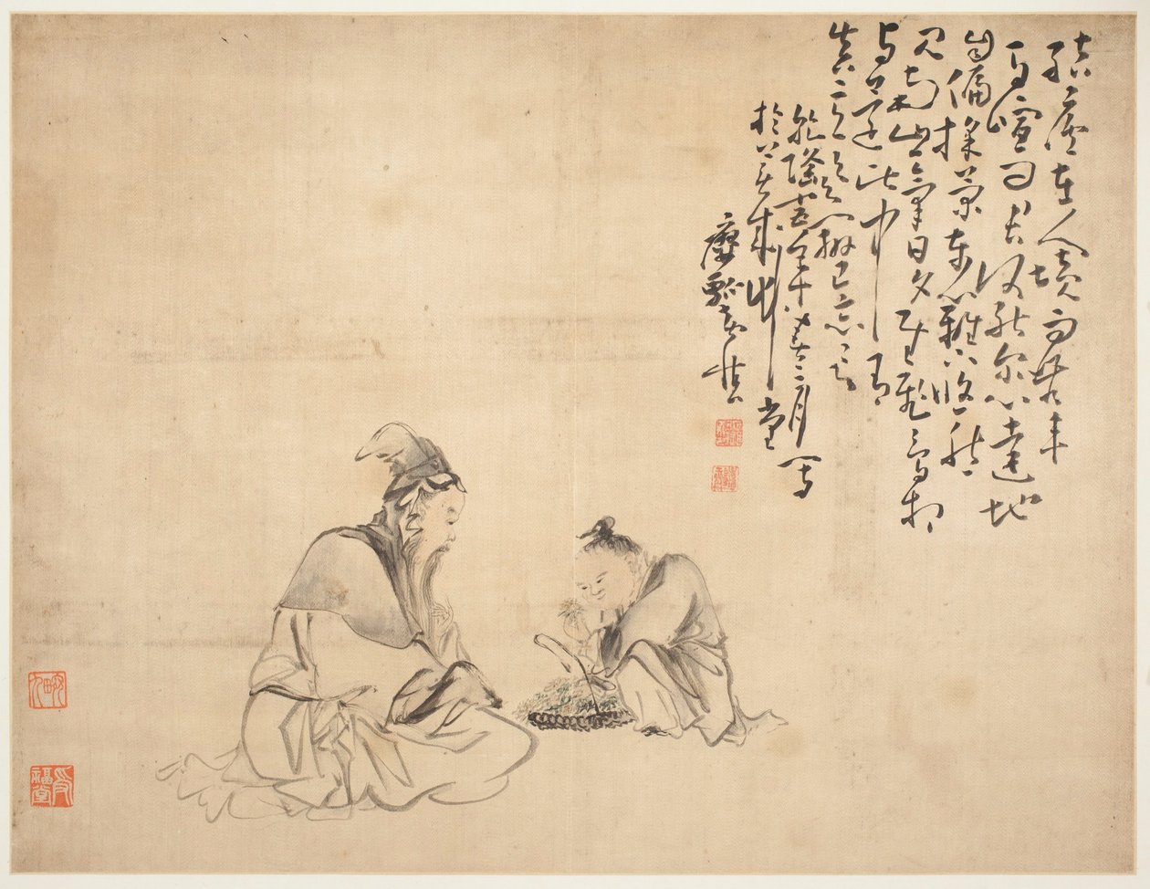Landschaften und Figuren: Figuren von Huang Shen