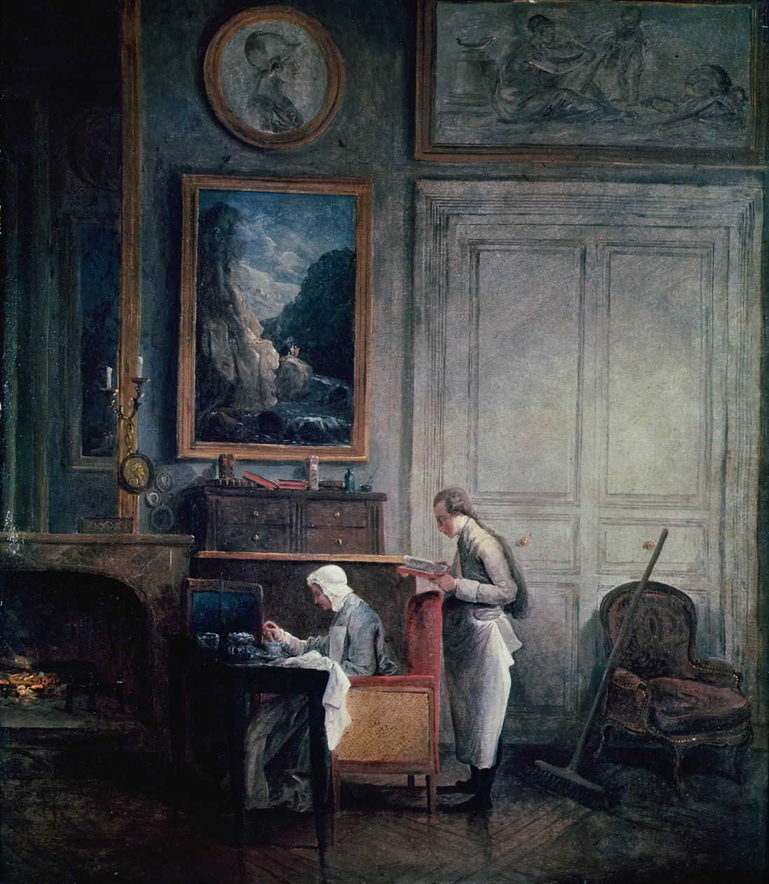 Mittagessen von Madame Geoffrin von Hubert Robert