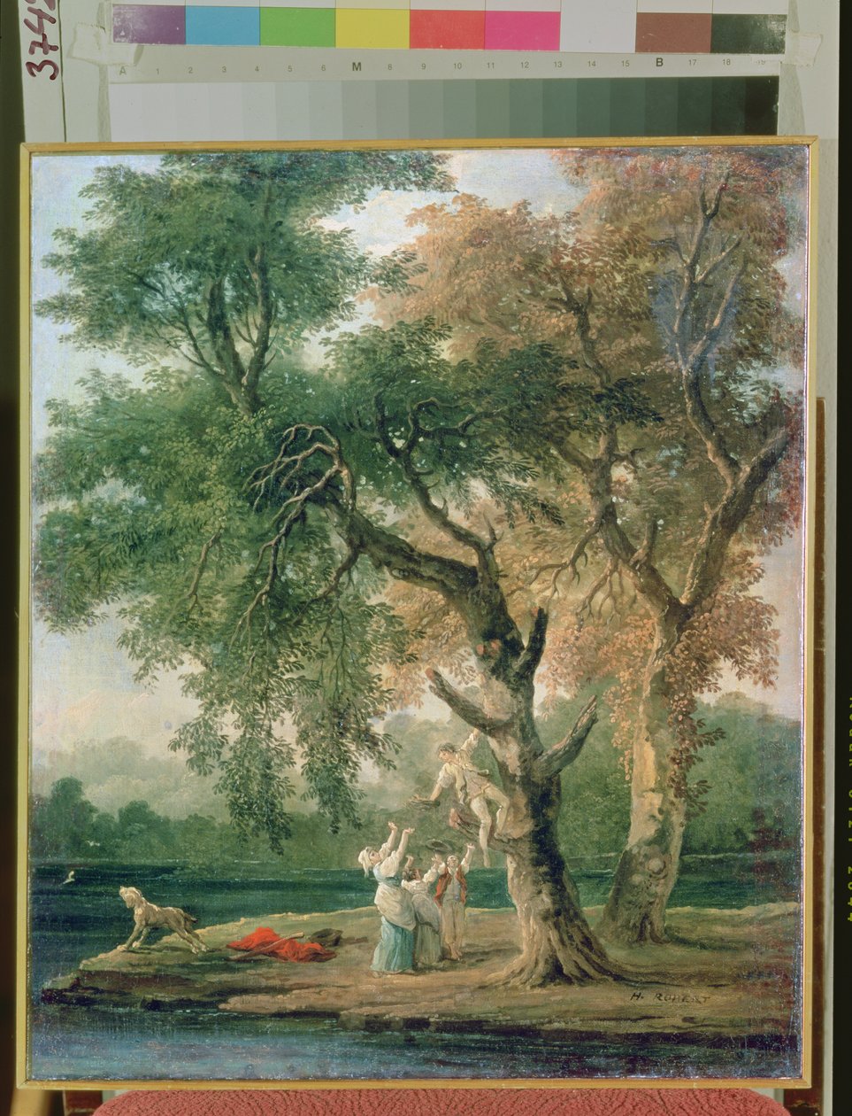 Nestzerstörer, 1780er von Hubert Robert