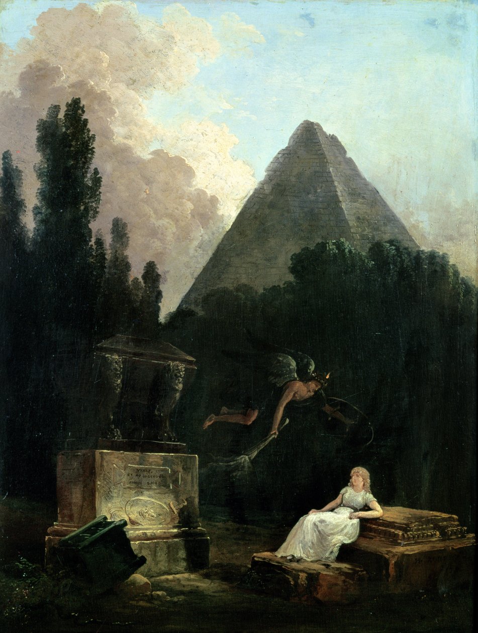 Geist des Grabes von Hubert Robert