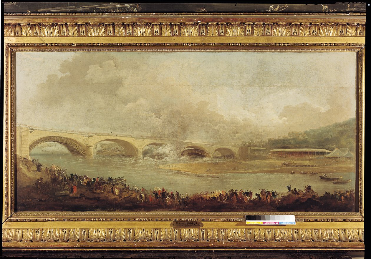 Enthüllung der Pont de Neuilly, 1772 von Hubert Robert