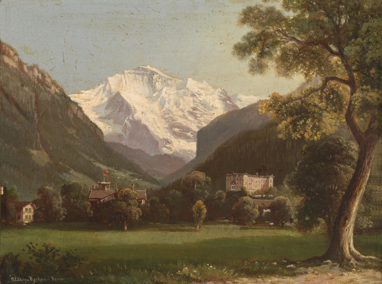 Blick auf die Jungfrau von Hubert Sattler