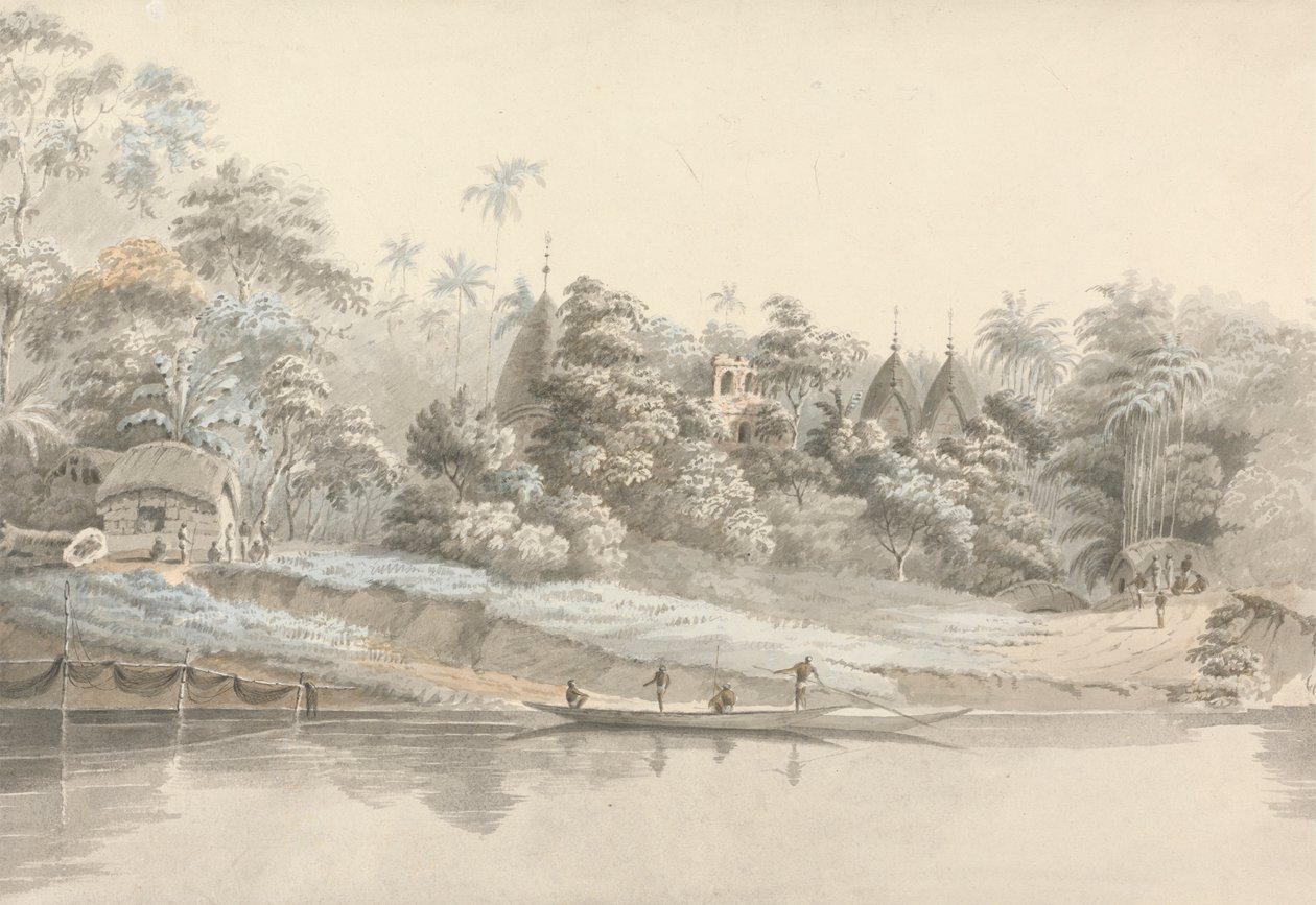 Dorf bei Colna (Indien) von Hubert Cornish