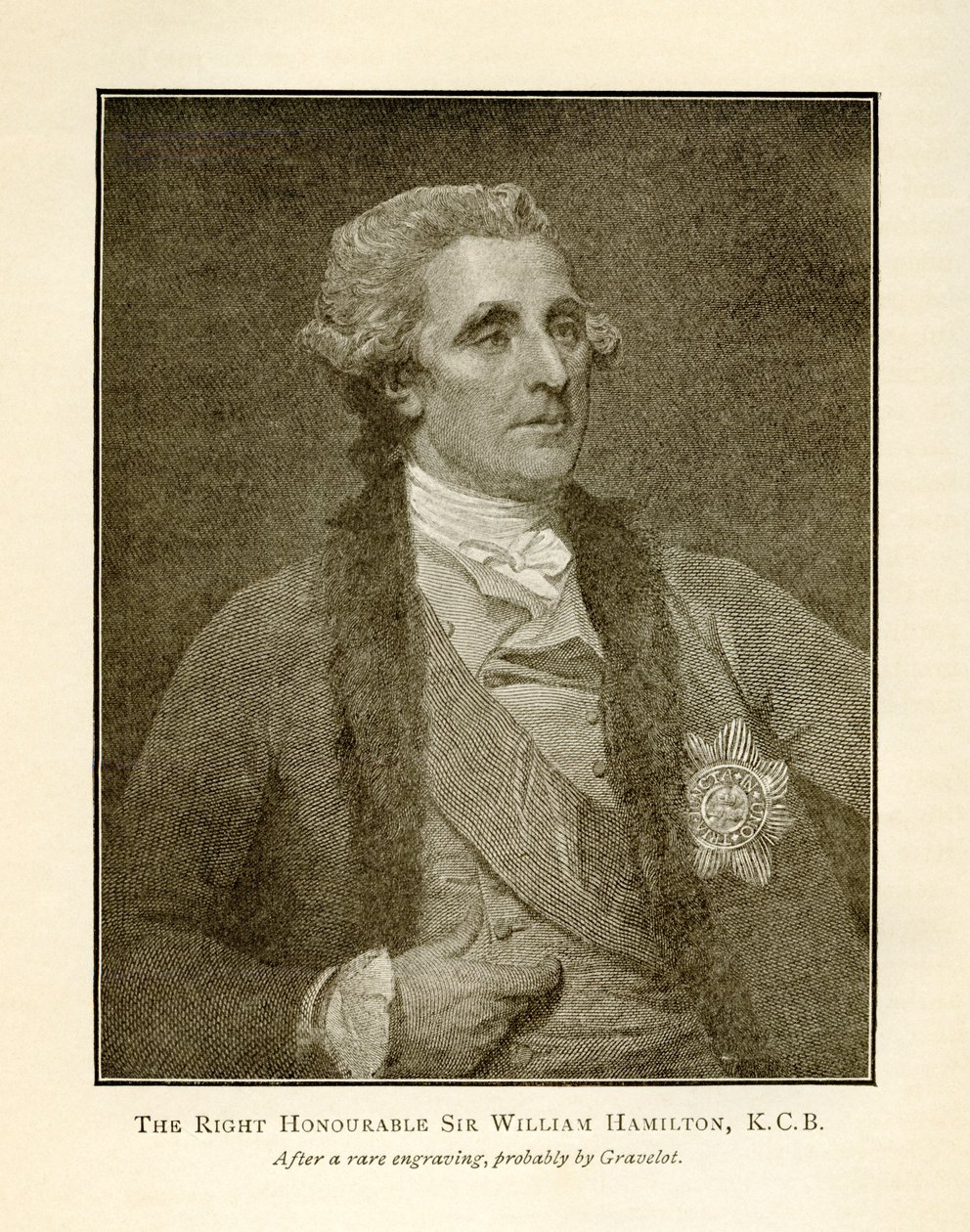 Sir William Hamilton von Hubert Francois Gravelot