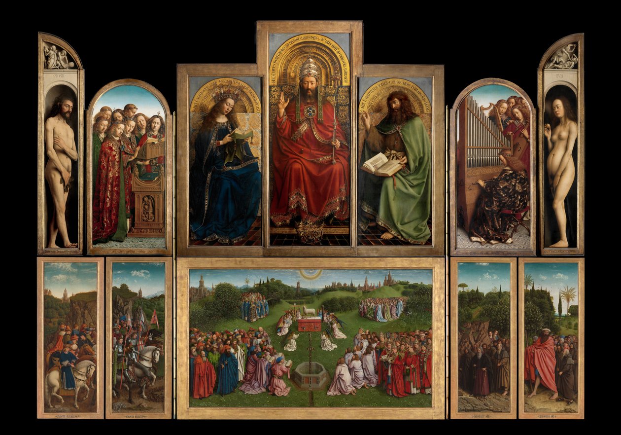 Der Genter Altar von Hubert & Jan van (1390 1441) Eyck