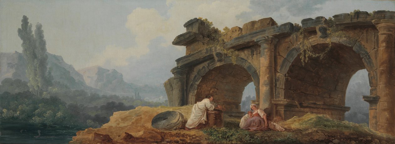 Bögen in Ruinen von Hubert Robert