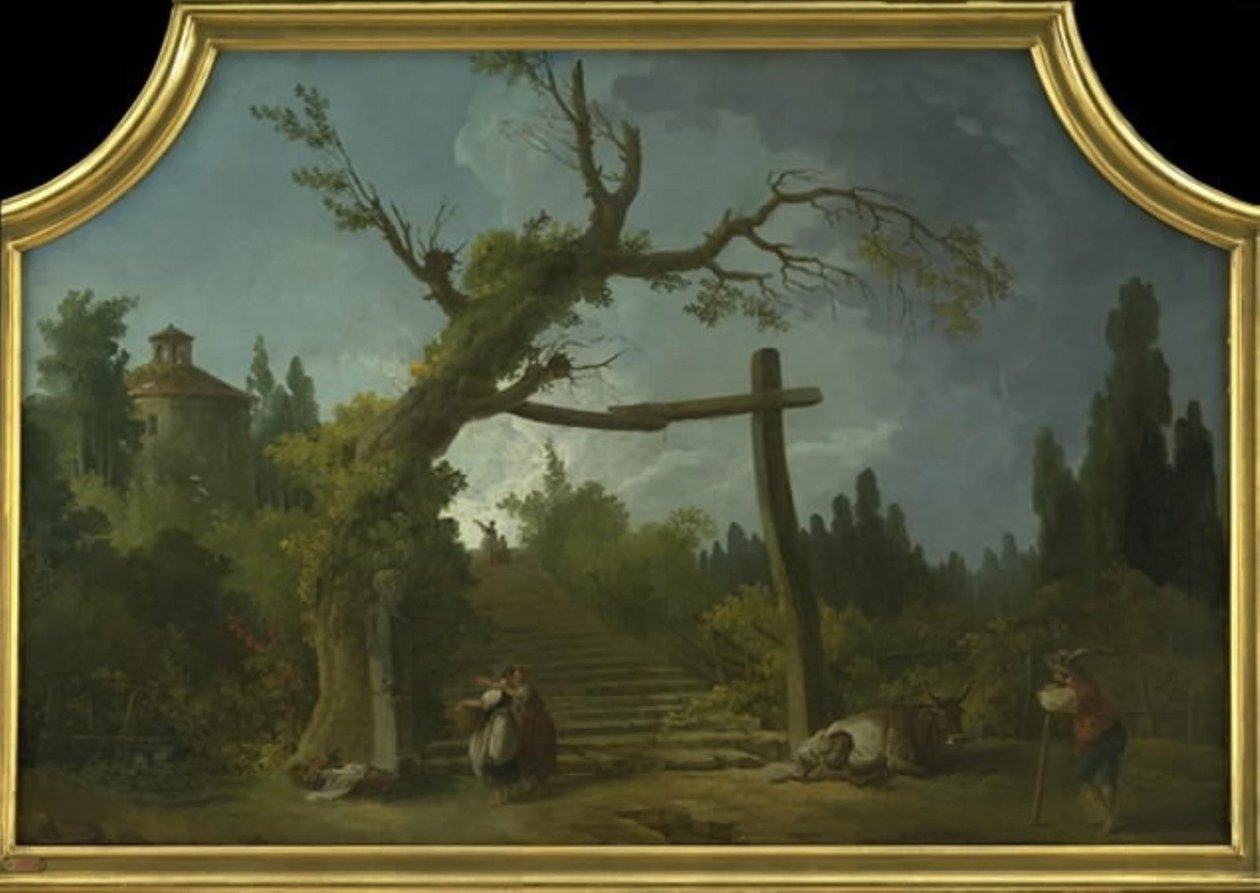 Dekorative Landschaft von Hubert Robert