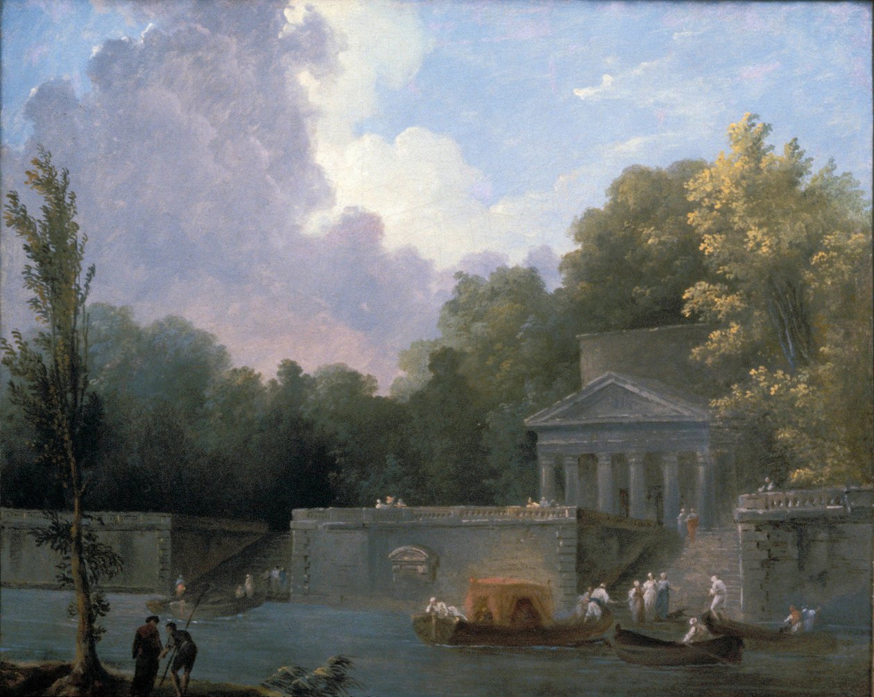 Parkszene von Hubert Robert