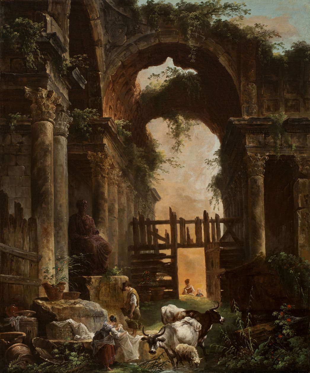 Römische Ruinen, 1759 von Hubert Robert