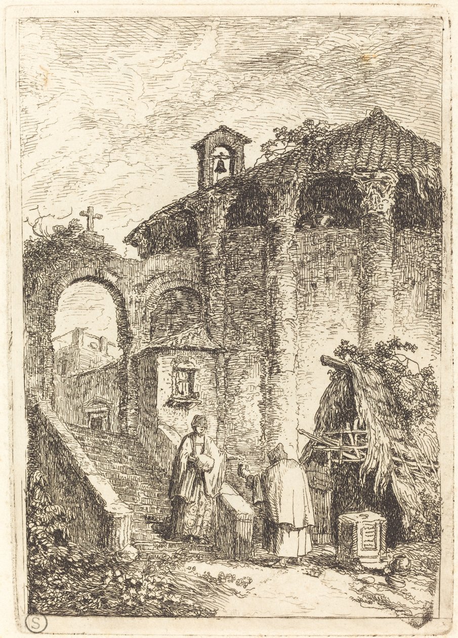Der antike Tempel von Hubert Robert