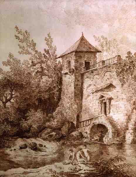 Die Badenden von Hubert Robert