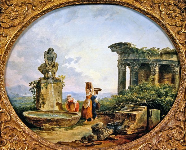 Der Brunnen von Hubert Robert