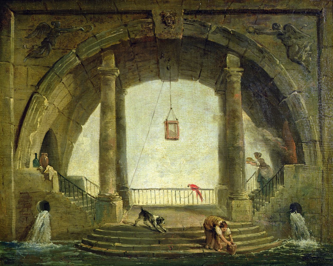 Der Brunnen von Hubert Robert
