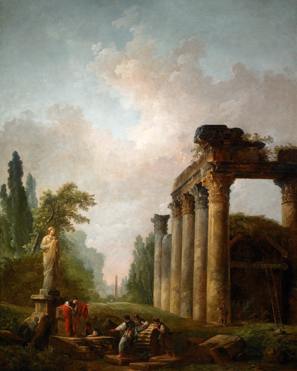 Die Ruine von Hubert Robert