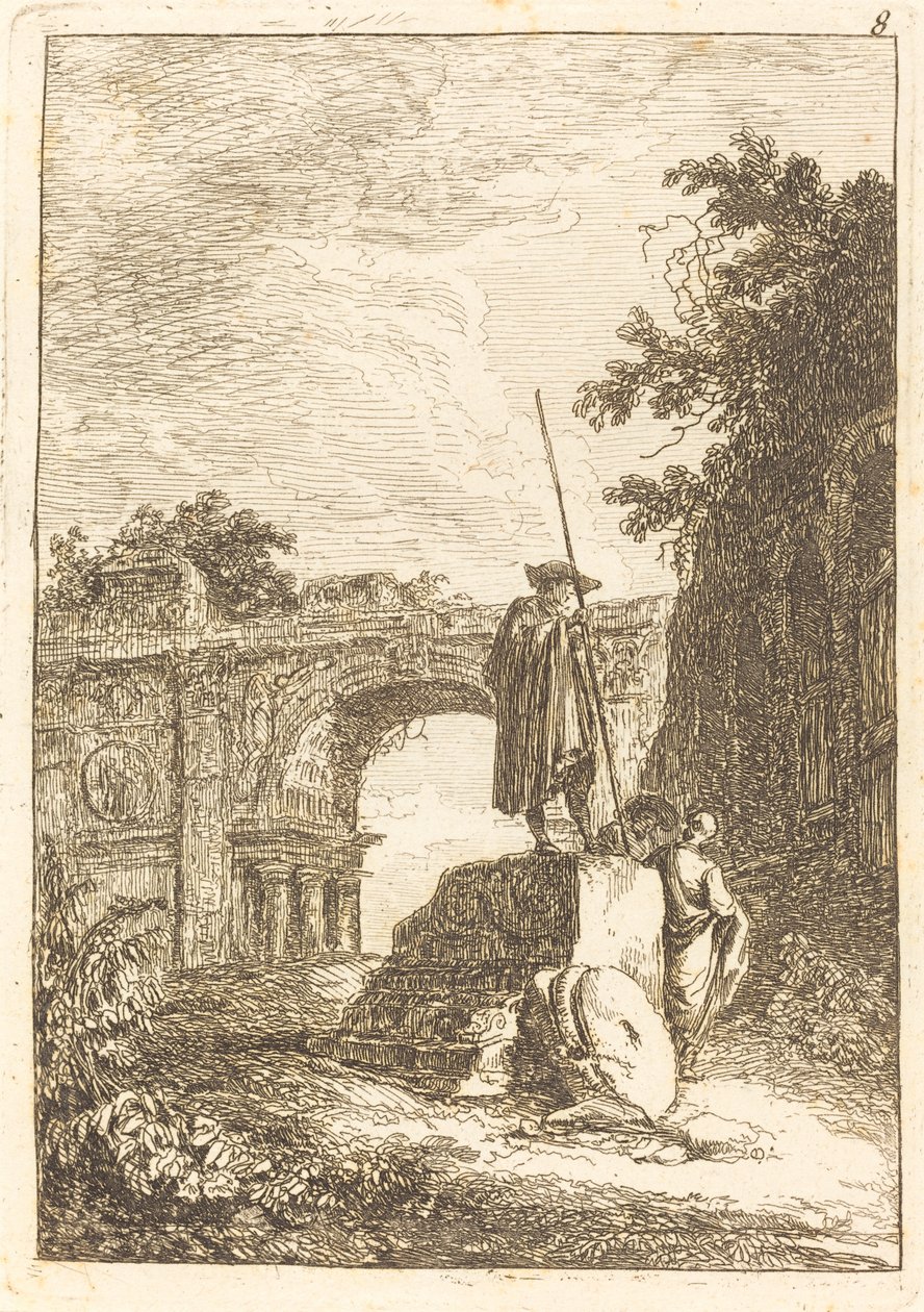 Der Triumphbogen von Hubert Robert