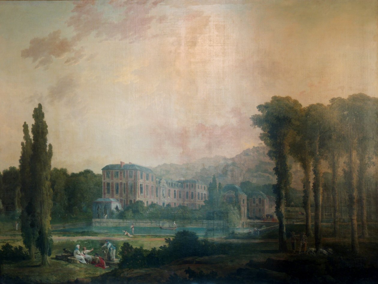 Ansicht des Schlosses von Chamarande von Hubert Robert