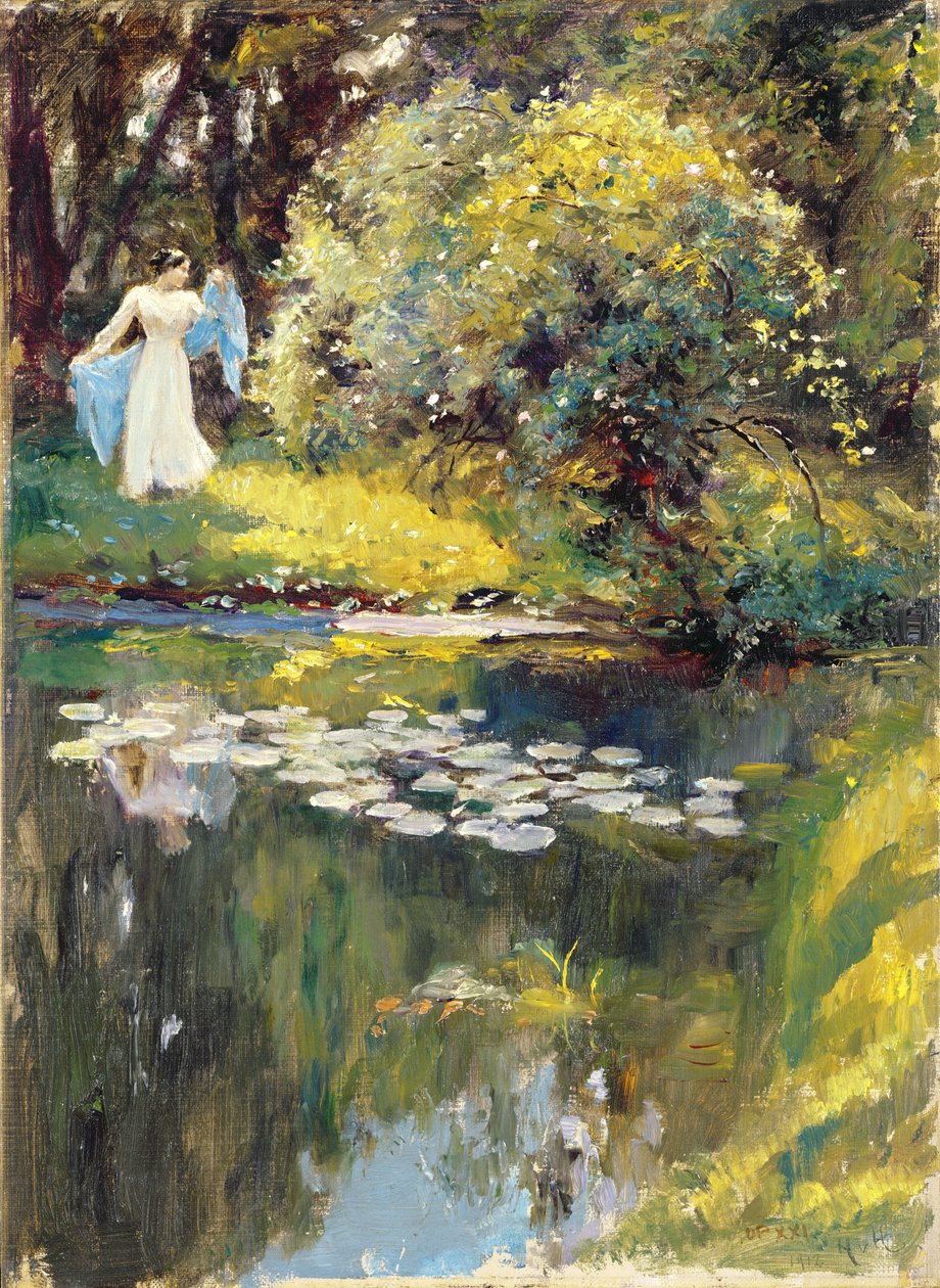 Im Garten von Hubert von Herkomer