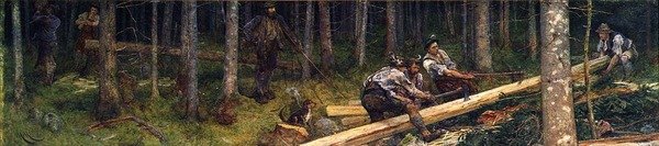 Holzfäller von Hubert von Herkomer