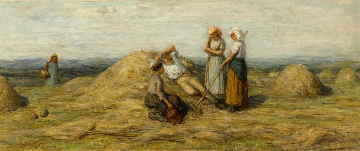 Heuarbeiter, 19. Jahrhundert von Hugh Cameron