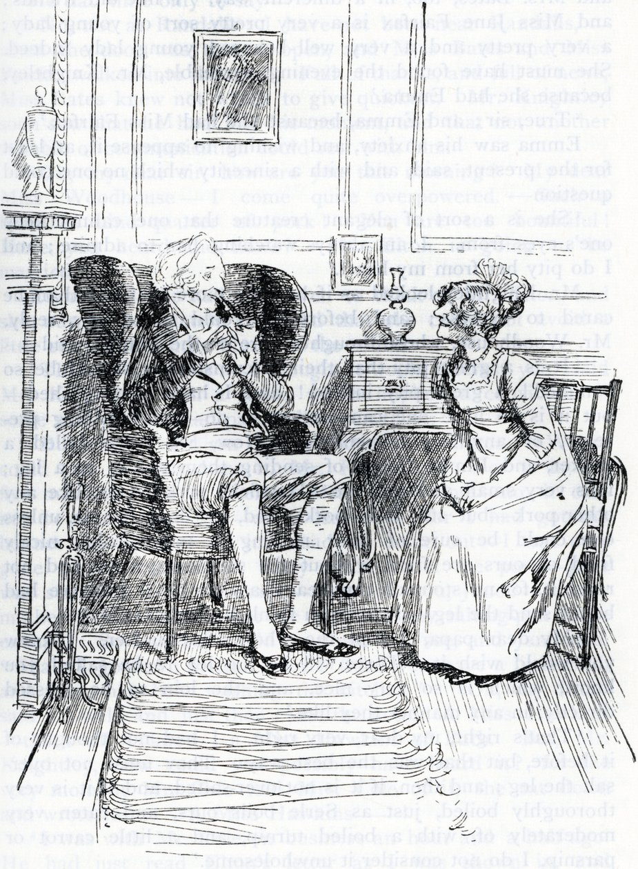 "Miss Bates" von Hugh Thomson