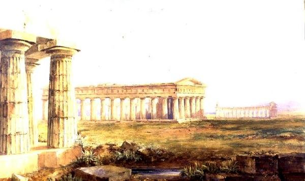 Die Tempel von Paestum von Hugh William Williams